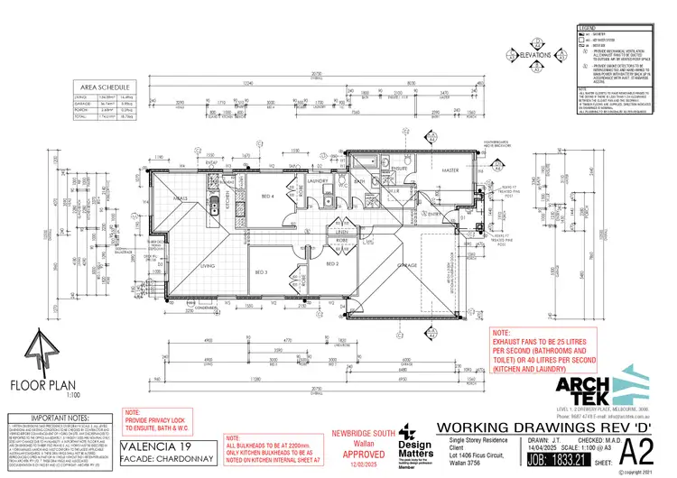 Floorplan of Homely house listing, 52 Ficus Circuit, Wallan VIC 3756
