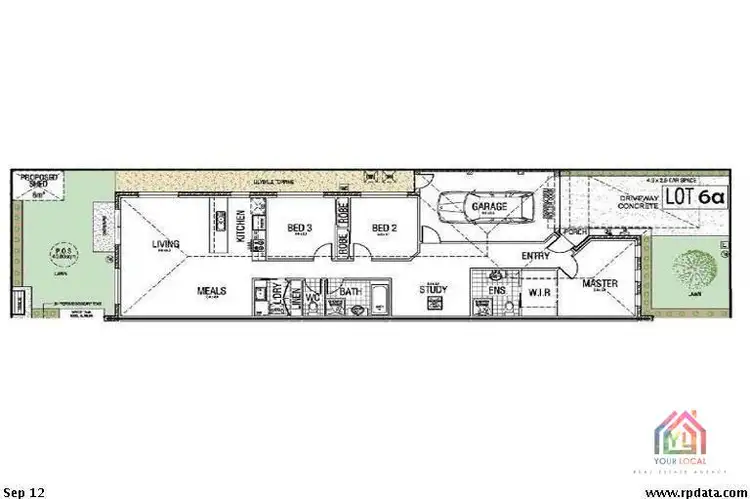 Floorplan of Homely house listing, 6a Tawny Ct, Truganina VIC 3029