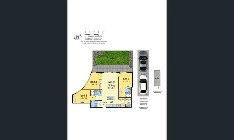 Floorplan of Homely apartment listing, 3311/545 Station Street, Box Hill VIC 3128