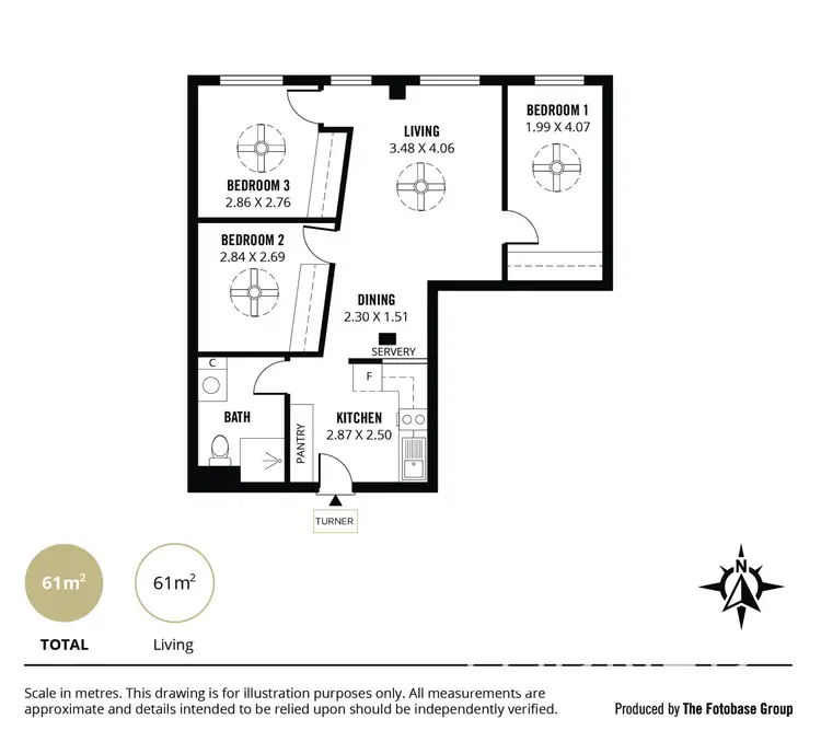 Floorplan of Homely apartment listing, 903/23 King William Street, Adelaide SA 5000