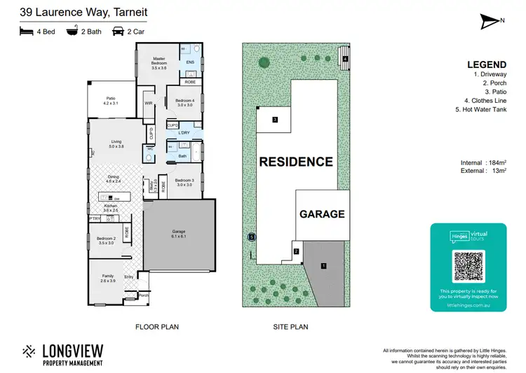 Floorplan of Homely house listing, 39 Laurence Way, Tarneit VIC 3029