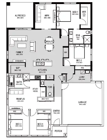 Floorplan of Homely house listing, 20 Katherine Way, Nikenbah QLD 4655
