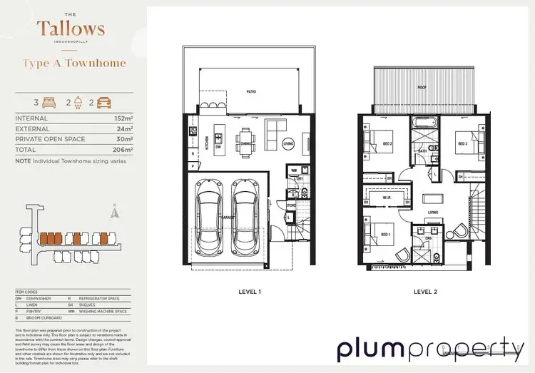 Floorplan of Homely townhouse listing, 11/21 Jenkinson Street, Indooroopilly QLD 4068