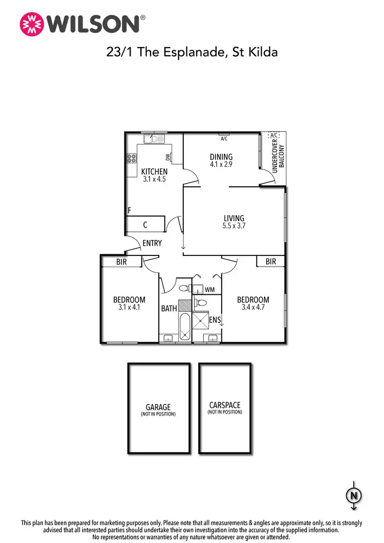 Floorplan of Homely apartment listing, 23/1 Esplanade, St Kilda VIC 3182