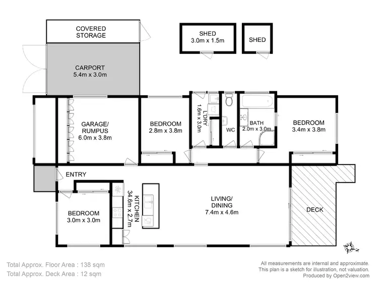 Floorplan of Homely house listing, 16 Dumbarton Drive, Geilston Bay TAS 7015