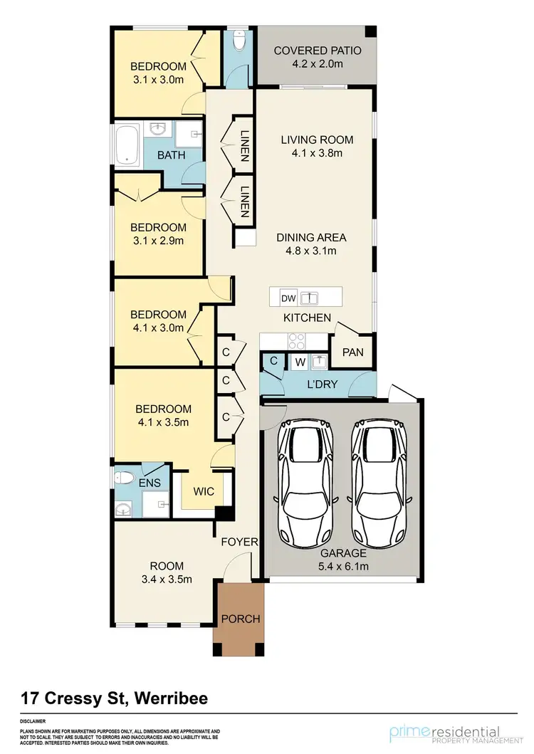 Floorplan of Homely house listing, 17 Cressy St, Werribee VIC 3030