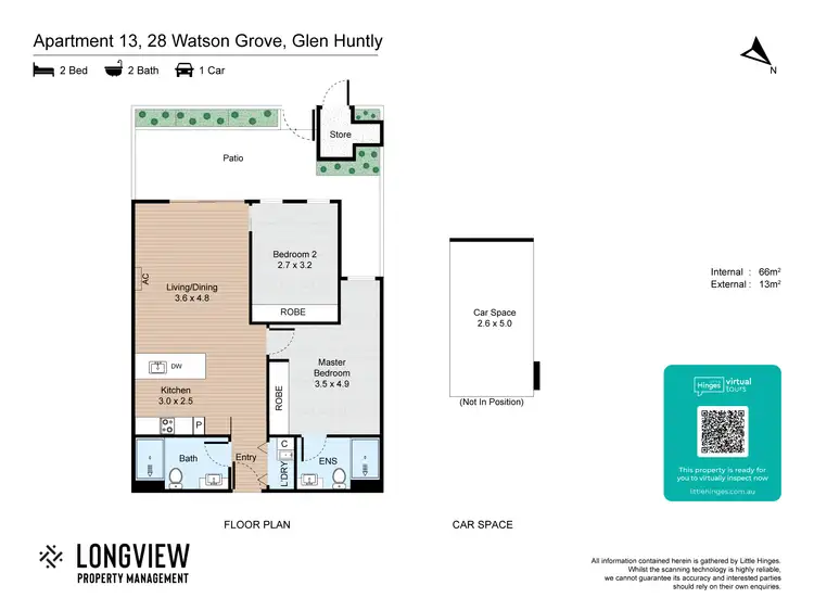 Floorplan of Homely house listing, 13/28 Watson Grove, Glen Huntly VIC 3163