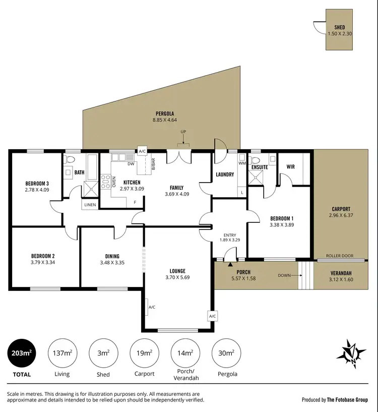 Floorplan of Homely house listing, 14 Adela Crescent, Athelstone SA 5076