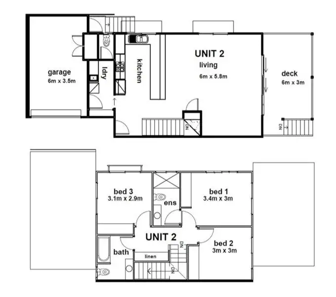 Floorplan of Homely townhouse listing, 2/29 Sparkes Street, Chermside QLD 4032