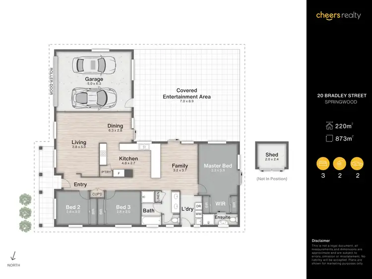 Floorplan of Homely house listing, 20 Bradley St, Springwood QLD 4127