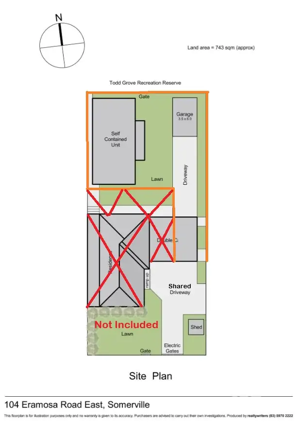 Floorplan of Homely house listing, 104b Eramosa Road East, Somerville VIC 3912