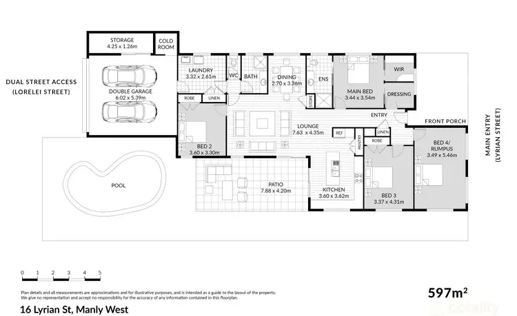 Floorplan of Homely house listing, 16 Lyrian Street, Manly West QLD 4179