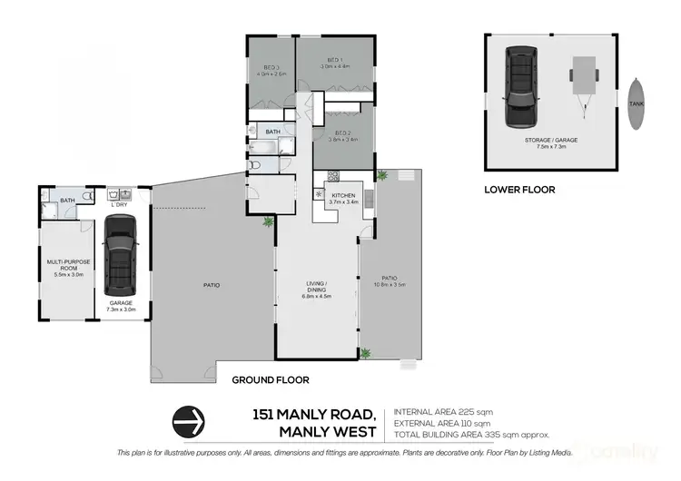 Floorplan of Homely house listing, 151 Manly Road, Manly West QLD 4179