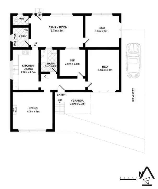 Floorplan of Homely house listing, 12 Miller Street, Kingsgrove NSW 2208