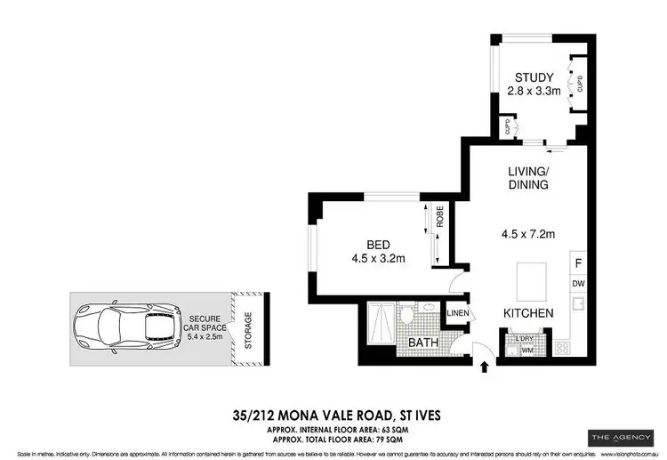 Floorplan of Homely unit listing, 35/212 Mona Vale Road, St Ives NSW 2075