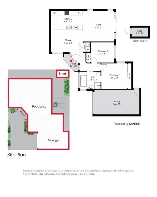 Floorplan of Homely unit listing, 2/158 Roberts Street, Yarraville VIC 3013