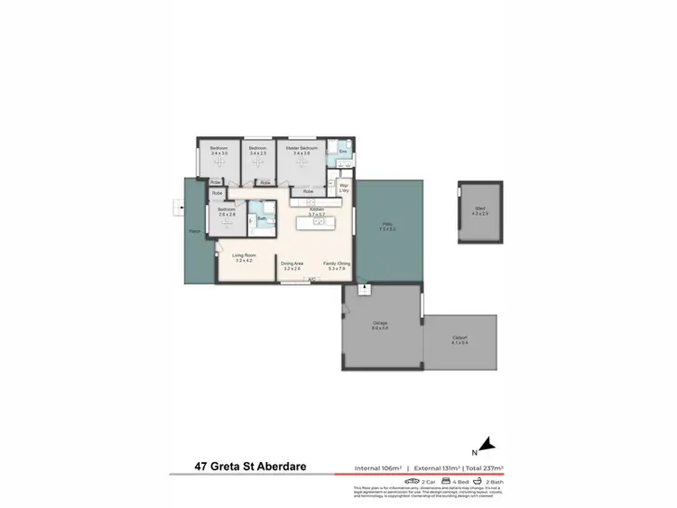 Floorplan of Homely house listing, 47 Greta Street, Aberdare NSW 2325