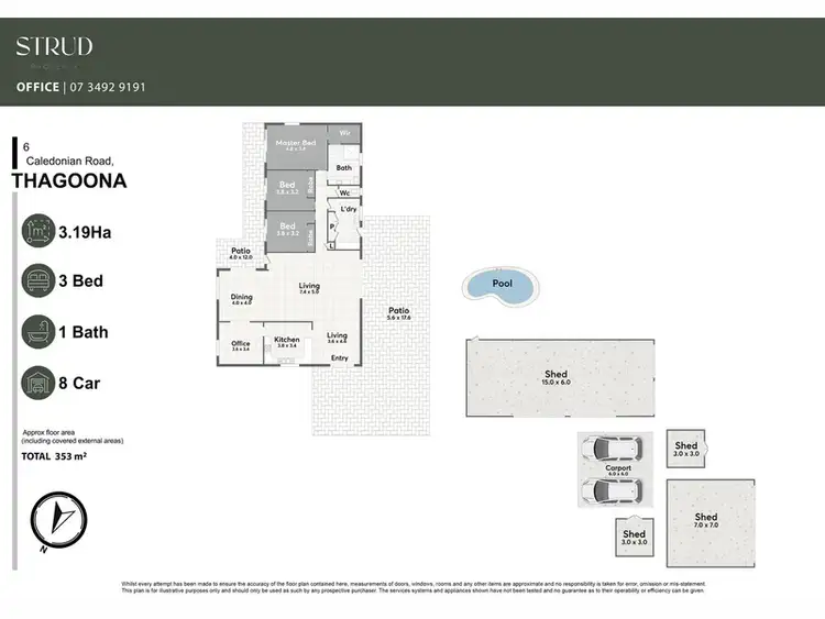 Floorplan of Homely house listing, 6 Caledonian Road, Thagoona QLD 4306