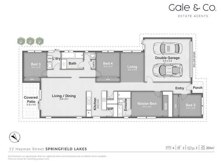 Floorplan of Homely house listing, 12 Hayman Street, Springfield Lakes QLD 4300