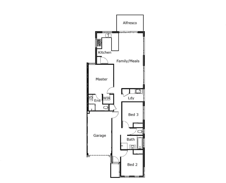 Floorplan of Homely house listing, 31 Berryana, Girrawheen WA 6064