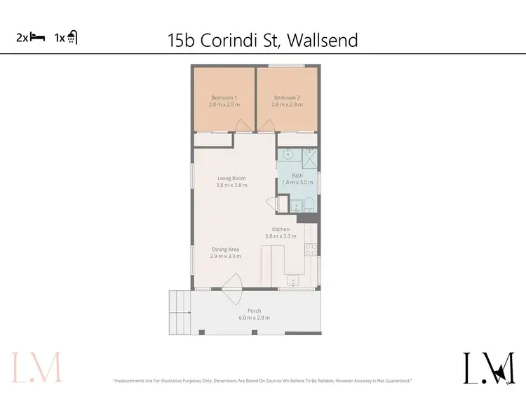 Floorplan of Homely house listing, 15a Corindi Street, Wallsend NSW 2287