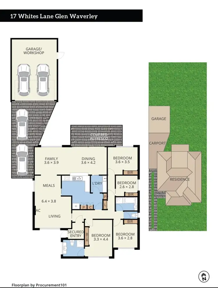 Floorplan of Homely house listing, 17 Whites Lane, Glen Waverley VIC 3150