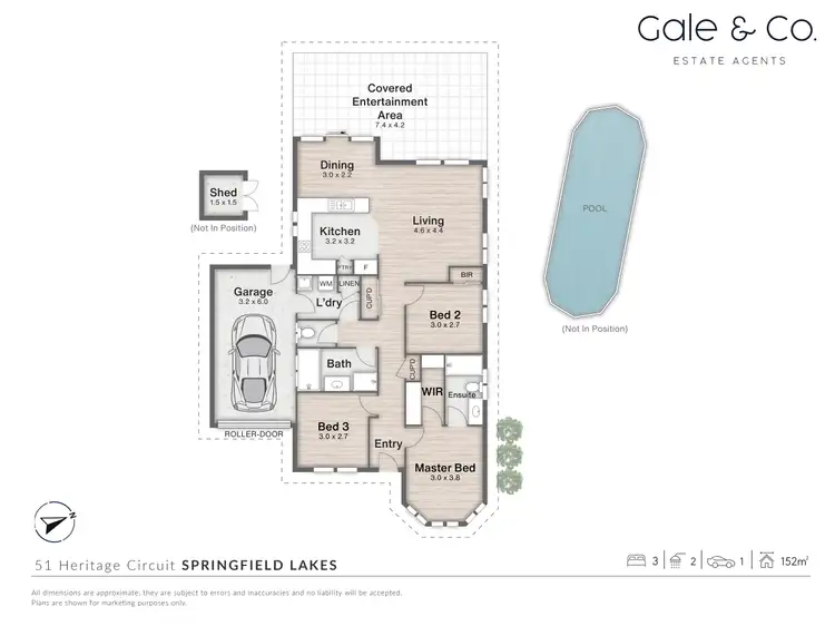 Floorplan of Homely house listing, 51 Heritage Circuit, Springfield Lakes QLD 4300