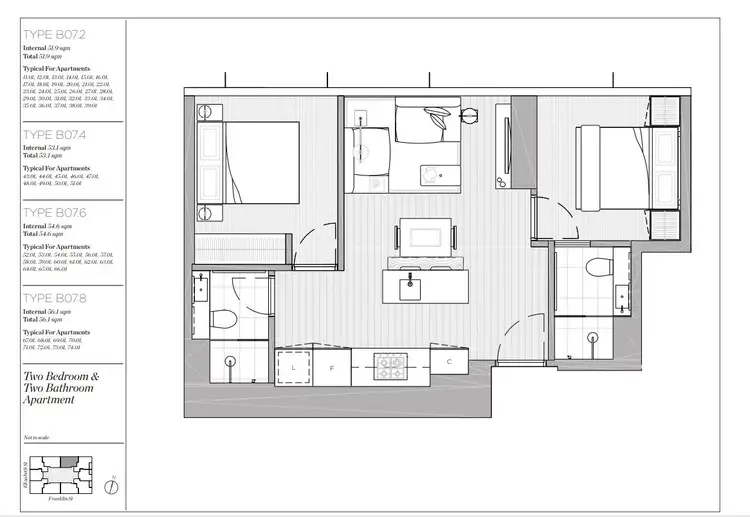Floorplan of Homely apartment listing, 5601/462 Elizabeth Street, Melbourne VIC 3000