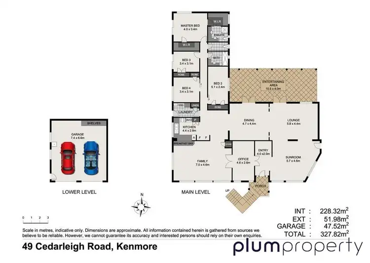 Floorplan of Homely house listing, 49 Cedarleigh Road, Kenmore QLD 4069