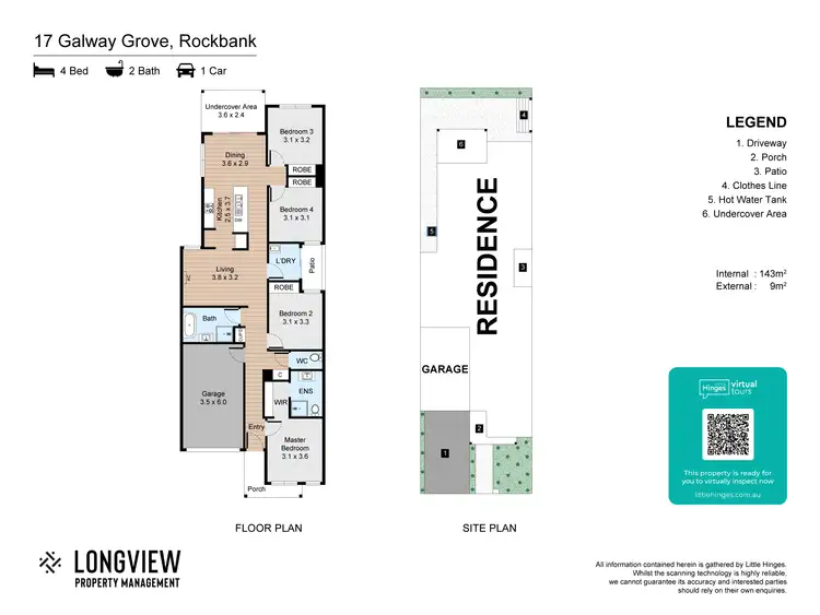 Floorplan of Homely house listing, 17 Galway Grove, Rockbank VIC 3335