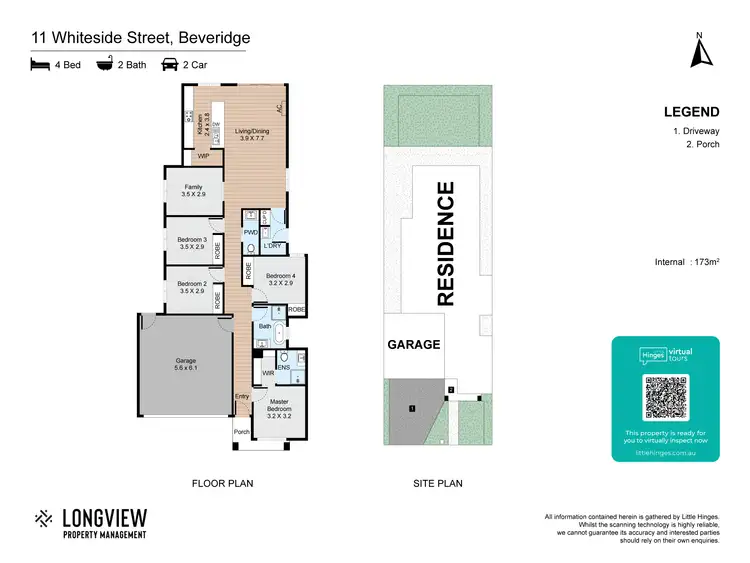 Floorplan of Homely house listing, 11 Whiteside Street, Beveridge VIC 3753