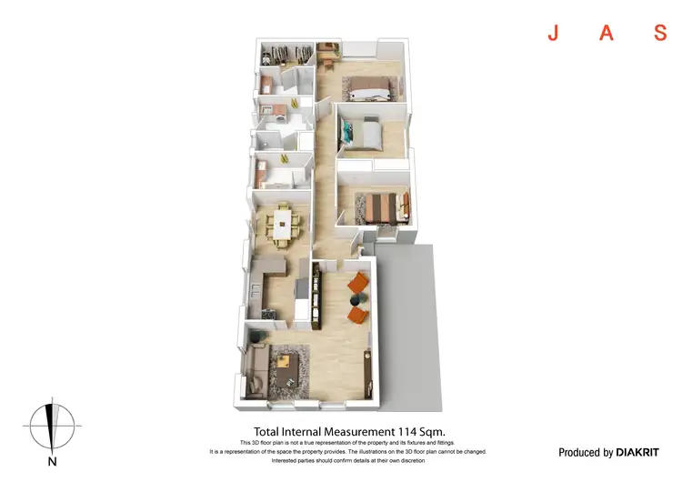 Floorplan of Homely house listing, 45 Salisbury Street, Newport VIC 3015