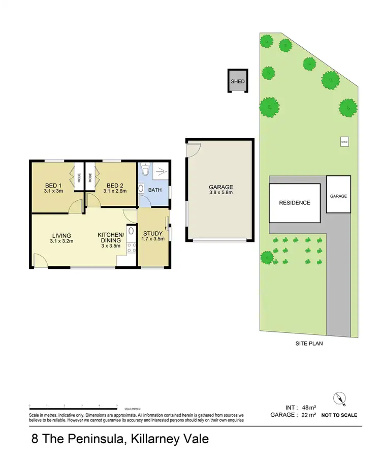 Floorplan of Homely house listing, 8 The Peninsula, Killarney Vale NSW 2261