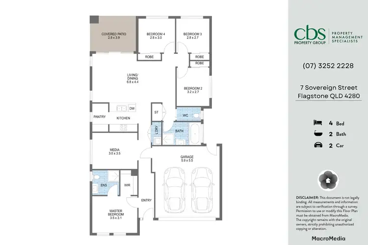 Floorplan of Homely house listing, 7 Sovereign Street, Flagstone QLD 4280
