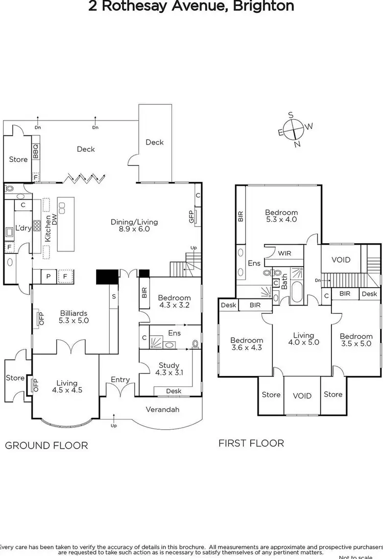 Floorplan of Homely rural property listing, 2 Rothesay Avenue, Brighton VIC 3186