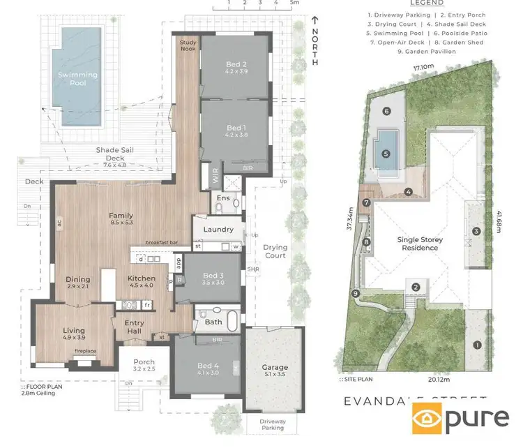 Floorplan of Homely house listing, 98 Evandale Street, Floreat WA 6014