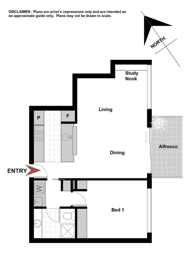 Floorplan of Homely apartment listing, 8/5 Sydney Avenue, Barton ACT 2600