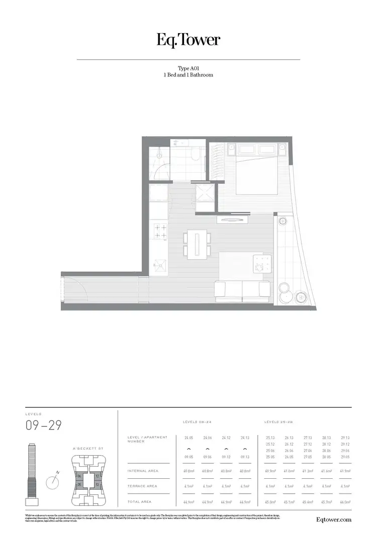 Floorplan of Homely apartment listing, 1213/135 A'Beckett Street, Melbourne VIC 3000