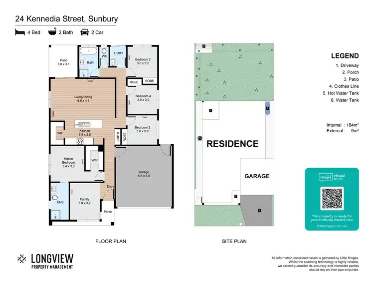 Floorplan of Homely house listing, 24 Kennedia Street, Sunbury VIC 3429