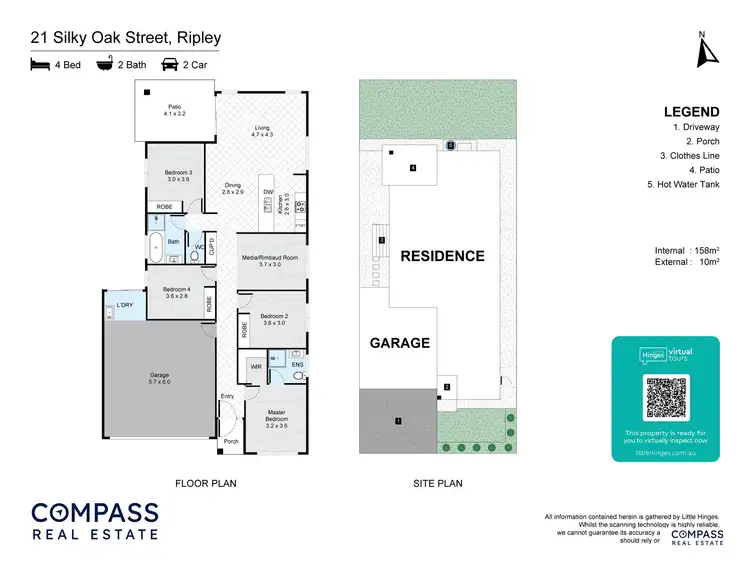 Floorplan of Homely house listing, 21 Silky Oak St, Griffin QLD 4503