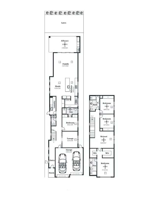 Floorplan of Homely house listing, 8B Moyle Avenue, Rostrevor SA 5073