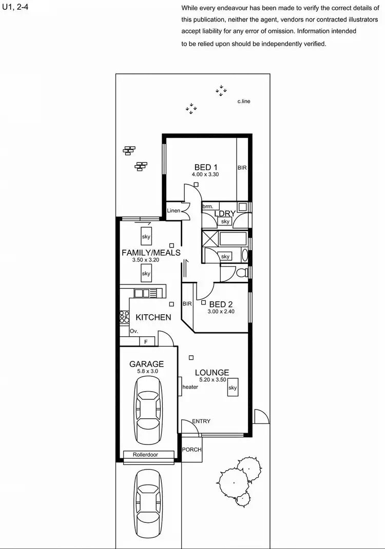 Floorplan of Homely unit listing, 1/2-4 Margaret Street, Firle SA 5070