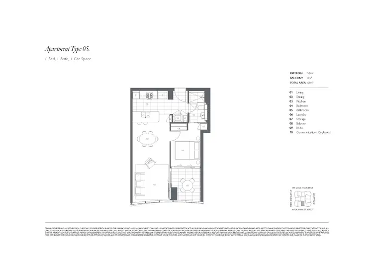 Floorplan of Homely apartment listing, 2605/15 Manning Street, South Brisbane QLD 4101