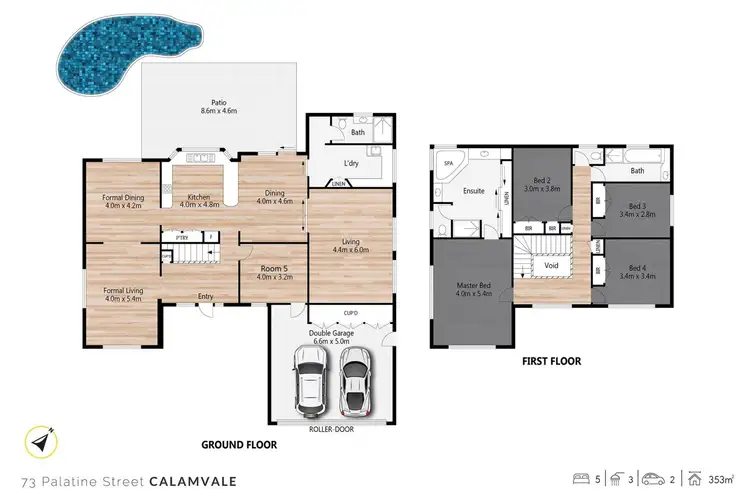Floorplan of Homely house listing, 73 Palatine St, Calamvale QLD 4116