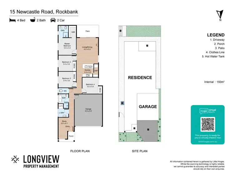 Floorplan of Homely house listing, 15 Newcastle Road, Rockbank VIC 3335