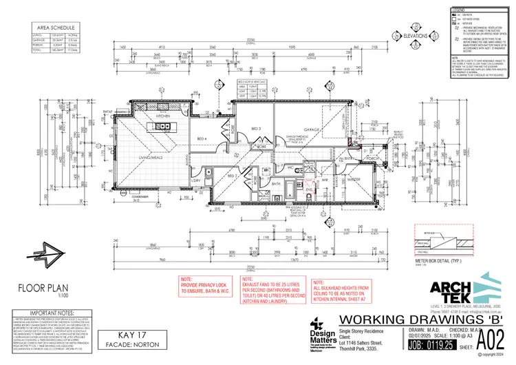 Floorplan of Homely house listing, 38 Salters Street, Thornhill Park VIC 3335