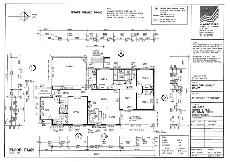 Floorplan of Homely house listing, 41 Newry Street, Mountain Creek QLD 4557