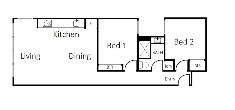 Floorplan of Homely house listing, 301360 Lygon Street, Brunswick East VIC 3057