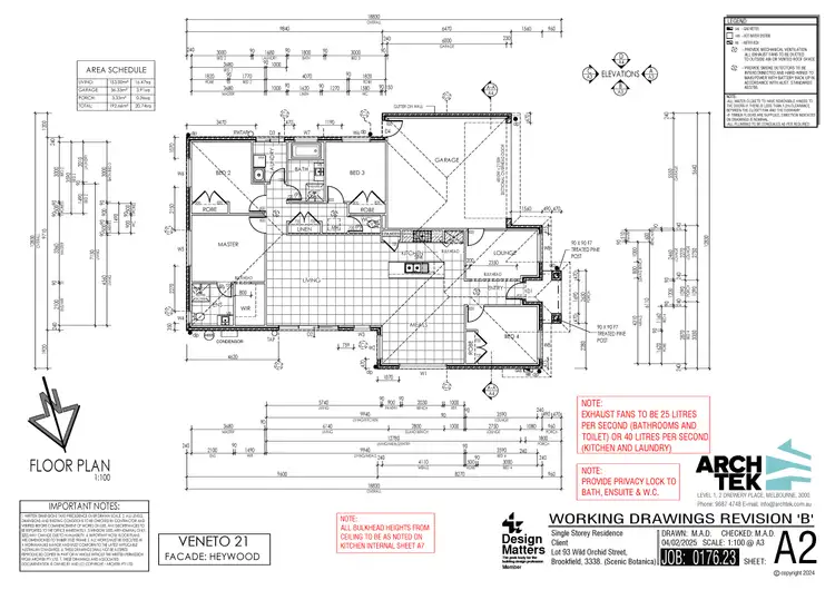 Floorplan of Homely house listing, 7 Wild Orchid Street, Brookfield VIC 3338