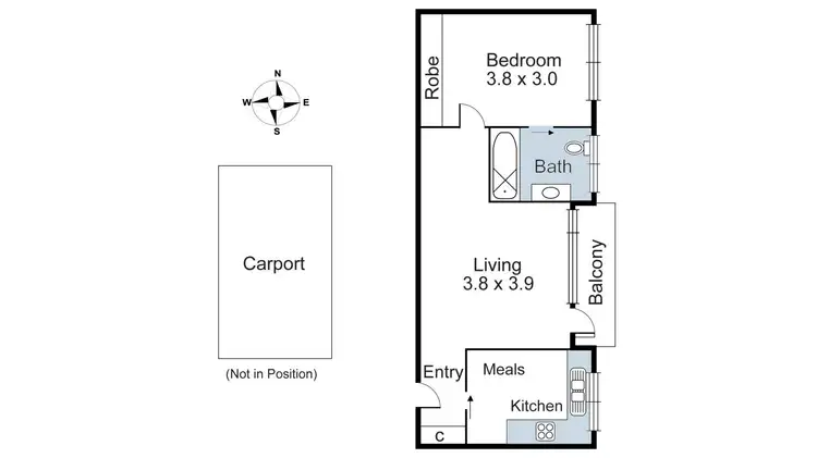 Floorplan of Homely apartment listing, 10/117 Victoria Road, Hawthorn East VIC 3123